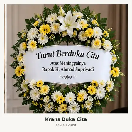 Krans Bunga Duka Manggarai